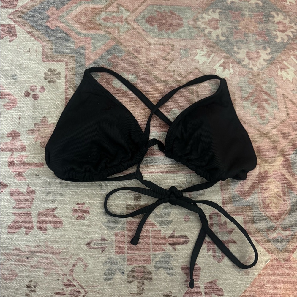 Shade & Shore Black Swim Top